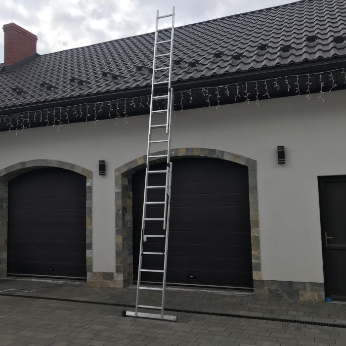 Лестница 3-секционная универсальная Drabest PRO 3х9