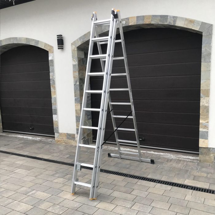 Лестница 3-секционная универсальная Drabest PRO 3х10