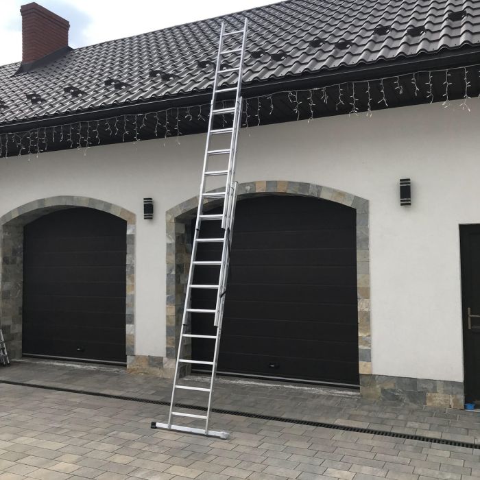 Лестница 3-секционная универсальная Drabest BASIC 3х10