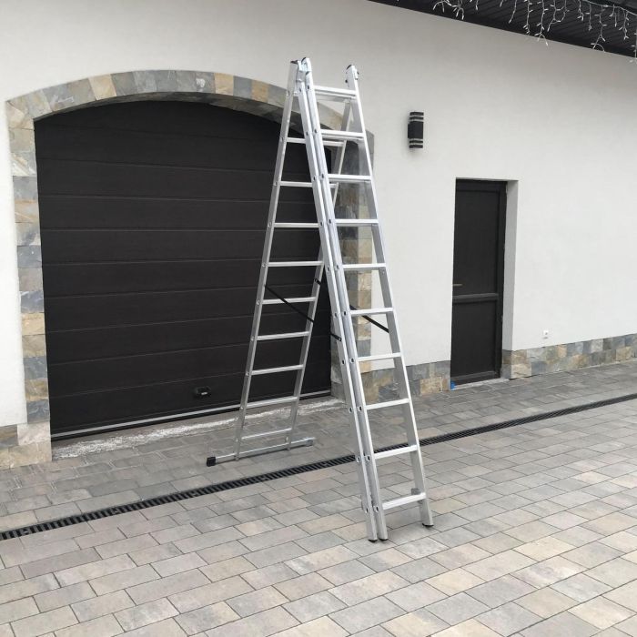 Лестница 3-секционная универсальная Drabest BASIC 3х10