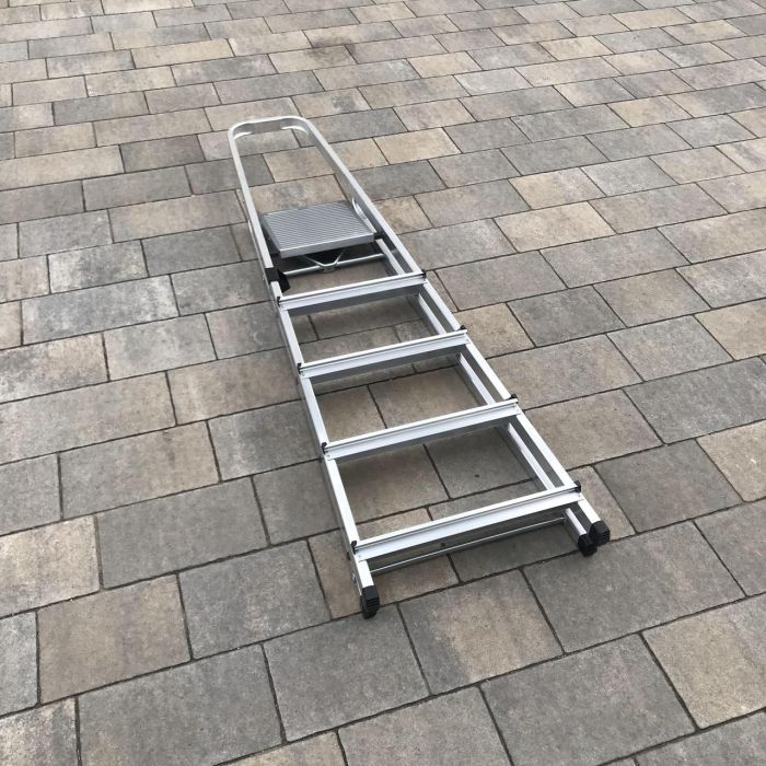 Односторонняя алюминиевая лестница Drabest BASIC 5-ступенчатая 125 кг