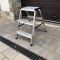 Двухсторонняя алюминиевая лестница Drabest PRO 2х3 150 кг