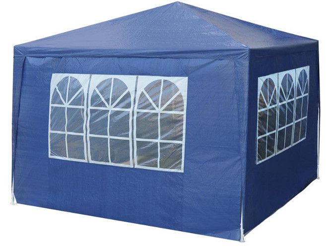 Садовый павильон Holla 3х3 м 4 стенки Синий