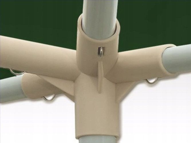 Садовый павильон Holla 3х4 м 4 стенки Зеленый