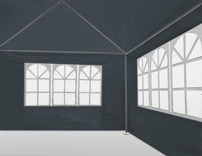 Садовый павильон Holla 3х4 м 4 стенки Черный