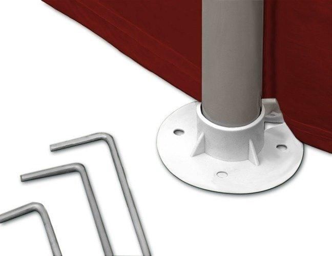 Садовый павильон Holla 3х4 м 4 стенки Красный