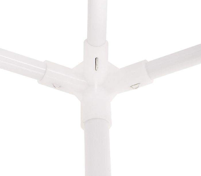 Садовый павильон Malatec 3х3 м 3 стенки Серый