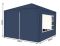 Садовий павільйон Malatec 3х3 м 4 стінки Синій