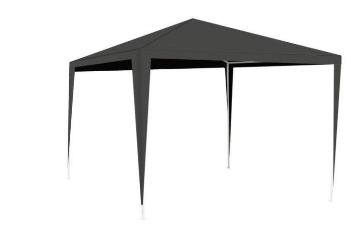 Садовый павильон Malatec 3х3 м 4 стенки Серый