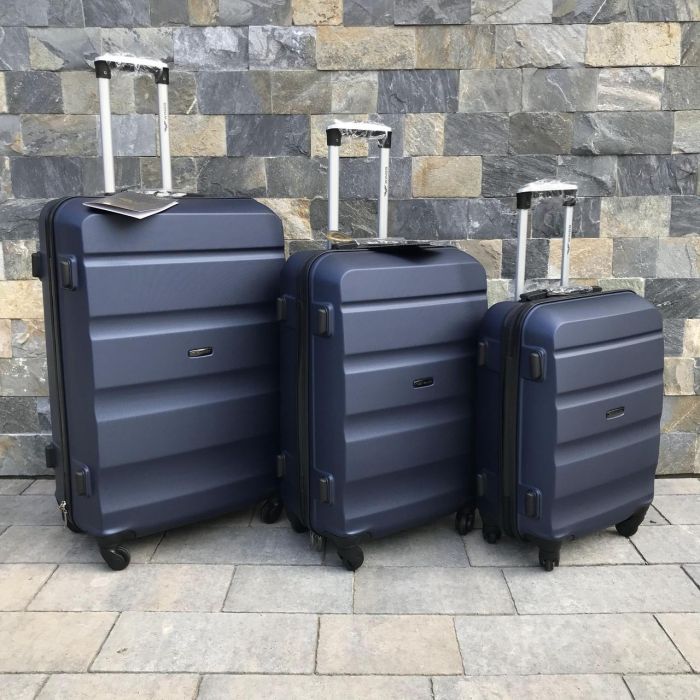 Валіза дорожня мала Wings AT01 S Темно-синій