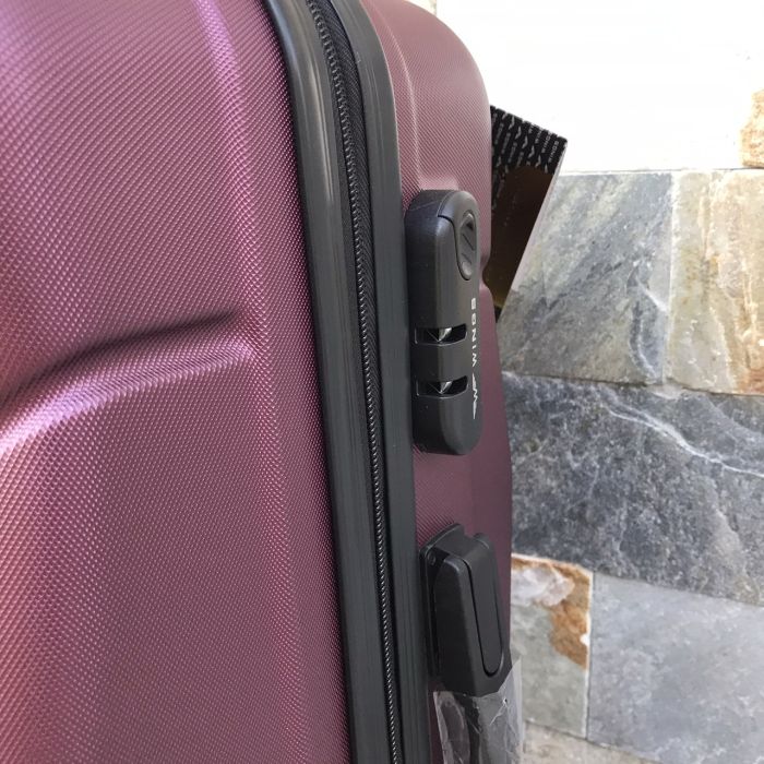 Валіза дорожня середня Wings 147 M Бордовий