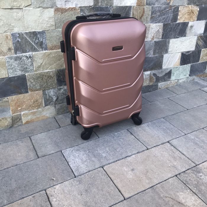 Валіза дорожня мала Wings 147 S Рожеве золото