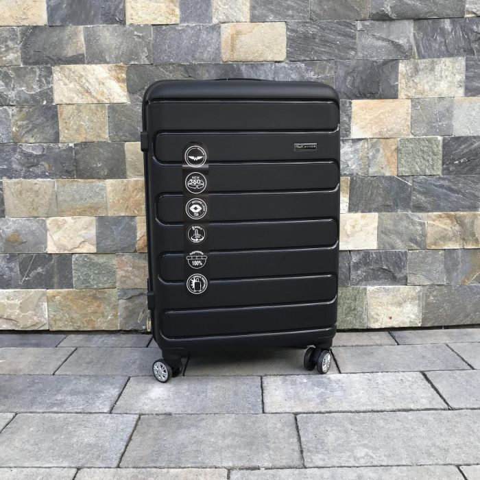 Валіза дорожня середня з поліпропілену Wings DQ181-03 M Чорний