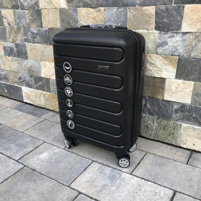 Валіза дорожня мала з поліпропілену Wings DQ181-03 S Чорний