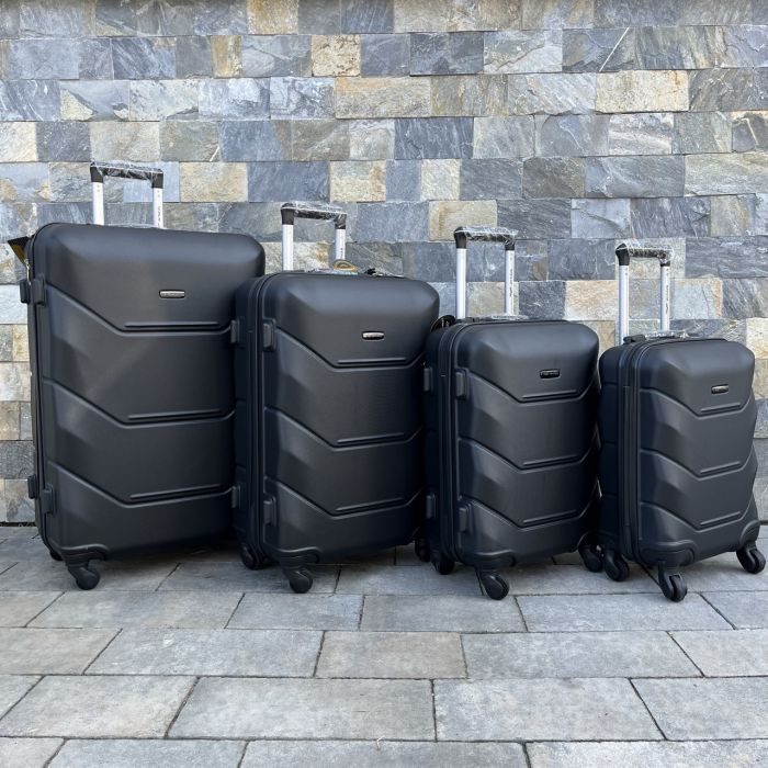 Валіза дорожня середня Wings 147 M Чорний