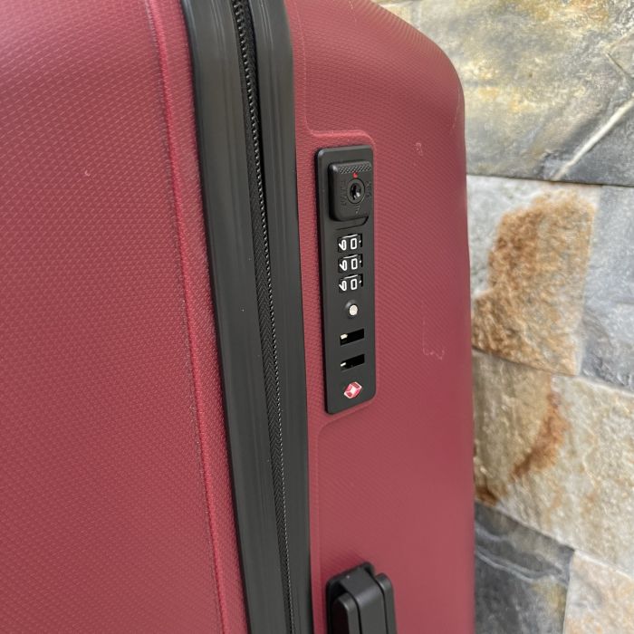 Валіза дорожня велика з поліпропілену Wings DQ181-03 L  Бордовий