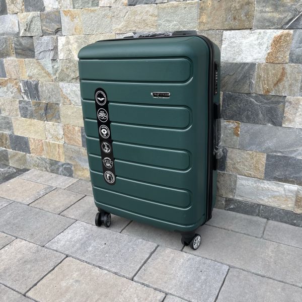 Валіза дорожня середня з поліпропілену Wings DQ181-03 M Зелений