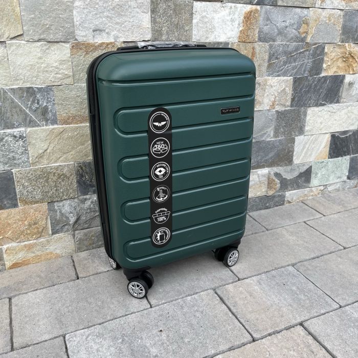 Валіза дорожня мала з поліпропілену Wings DQ181-03 S Зелений