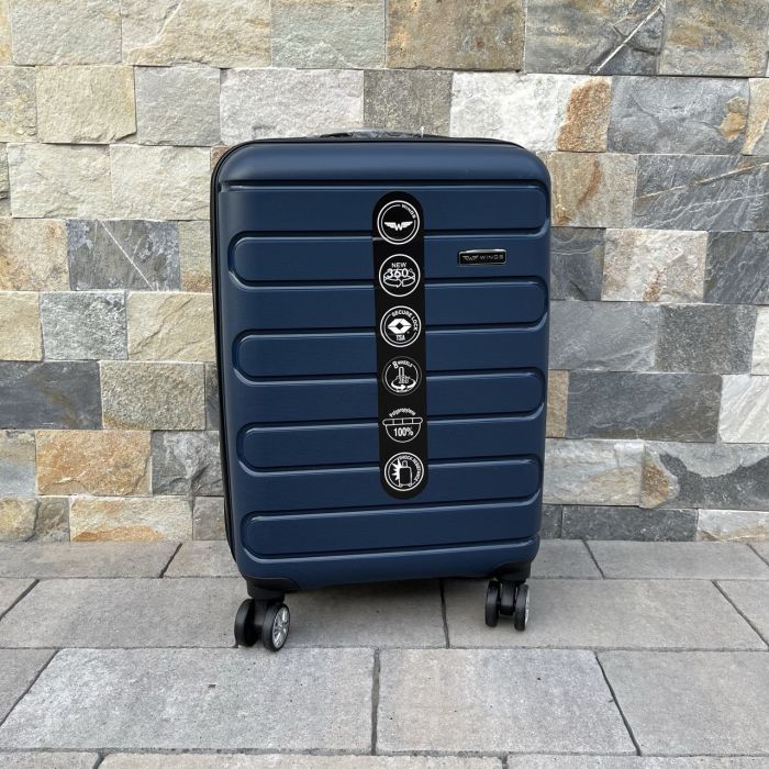 Валіза дорожня мала з поліпропілену Wings DQ181-03 S Синій