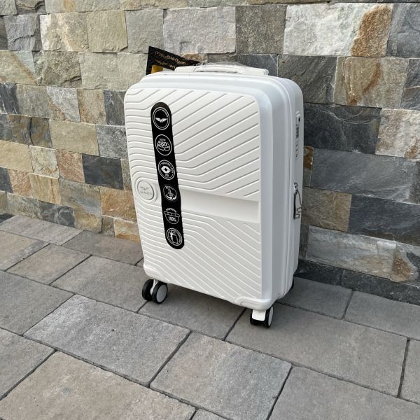 Валіза дорожня мала з поліпропілену Wings DQ181-04 S Білий