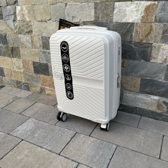 Валіза дорожня мала з поліпропілену Wings DQ181-04 S Білий