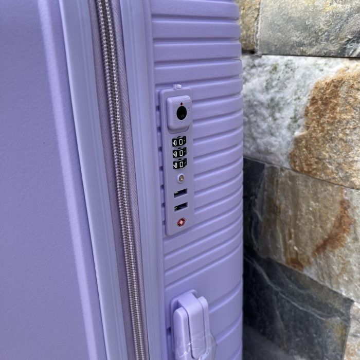 Валіза дорожня велика з поліпропілену Wings DQ181-05 L Фіолетовий