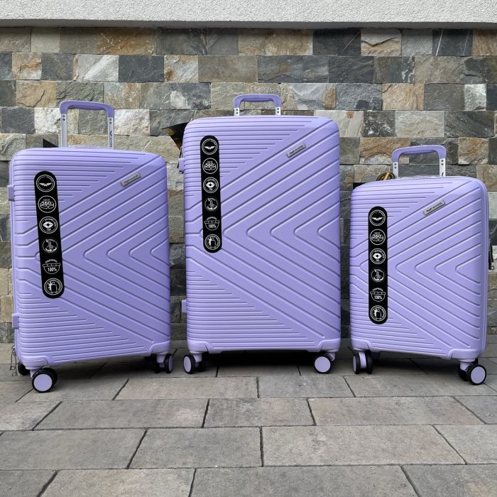 Валіза дорожня мала з поліпропілену Wings DQ181-05 S Фіолетовий