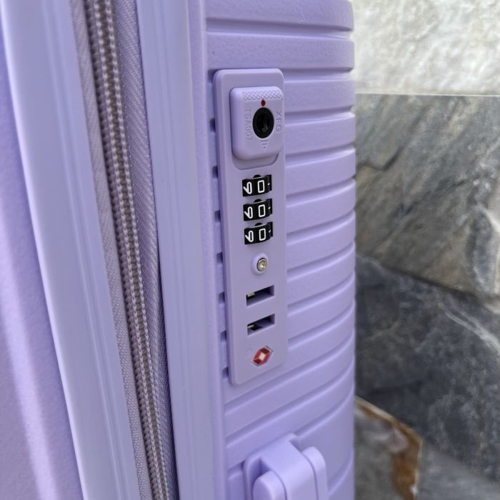 Валіза дорожня середня з поліпропілену Wings DQ181-05 M Фіолетовий