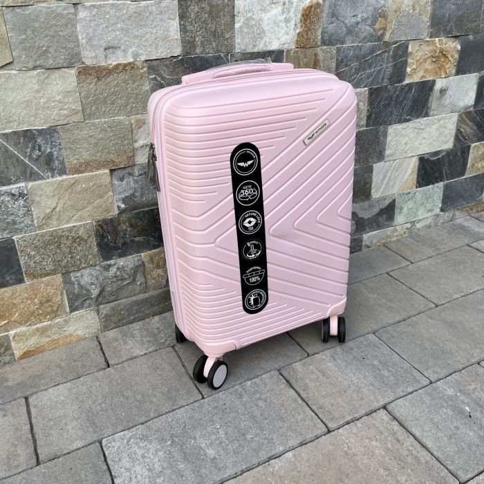 Валіза дорожня мала з поліпропілену Wings DQ181-05 S Рожевий