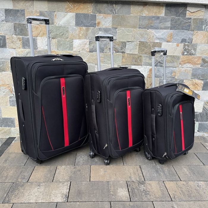 Валіза тканинна велика Wings 1706 L Чорний