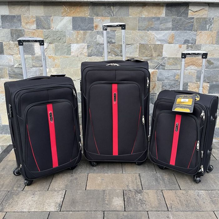 Валіза тканинна мала Wings 1706 S Чорний