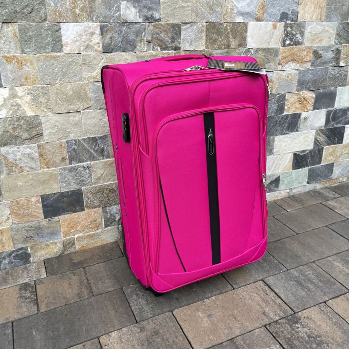 Валіза тканинна велика Wings 1706 L Рожевий