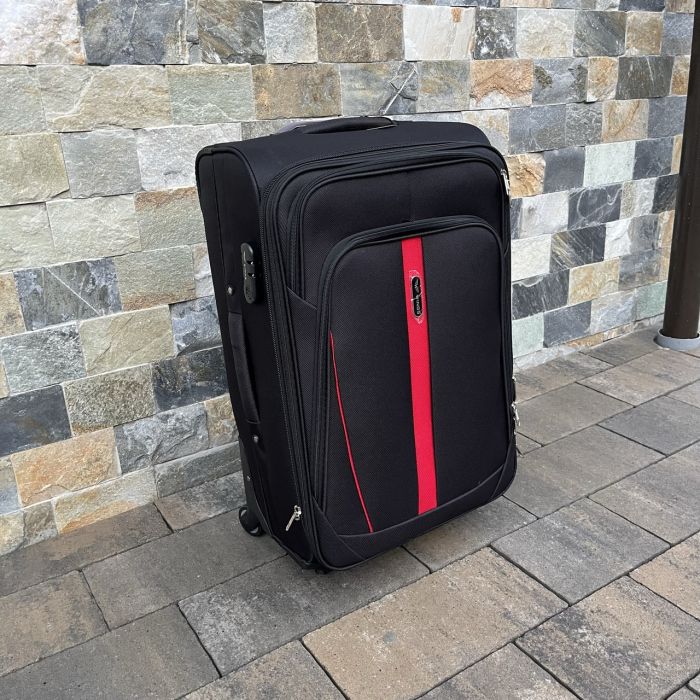 Валіза тканинна середня Wings 1706 M Чорний