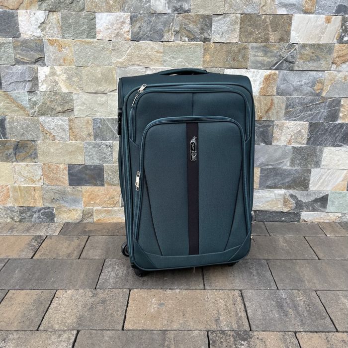 Валіза тканинна середня Wings 1706 M Зелений