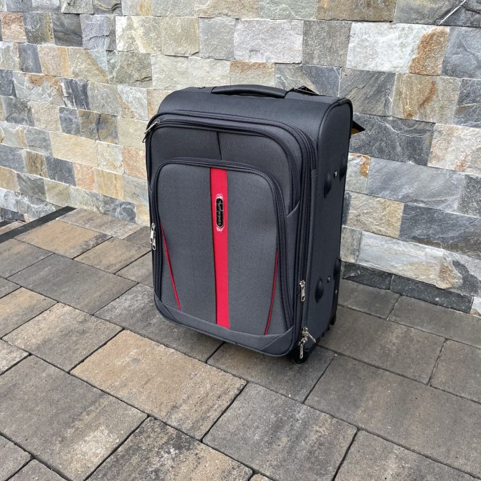 Валіза тканинна мала Wings 1706 S Графітовий