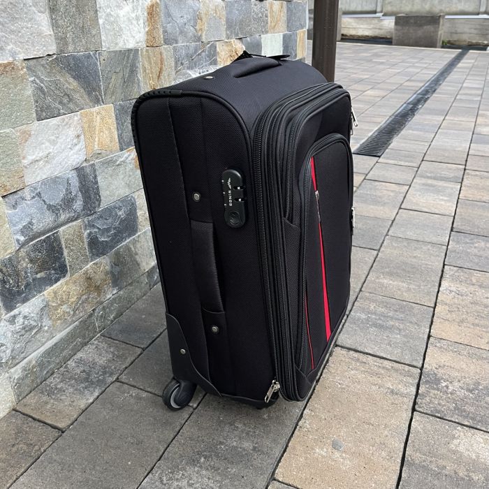 Валіза тканинна мала Wings 1706 S Чорний