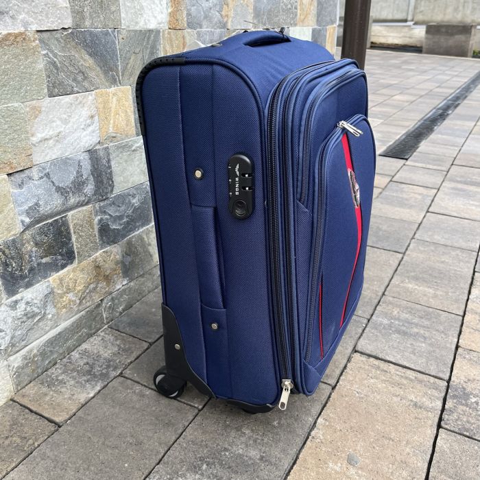 Валіза тканинна мала Wings 1706 S Синій