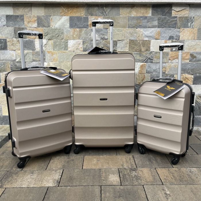 Валіза дорожня мала Wings AT01 S Шампань