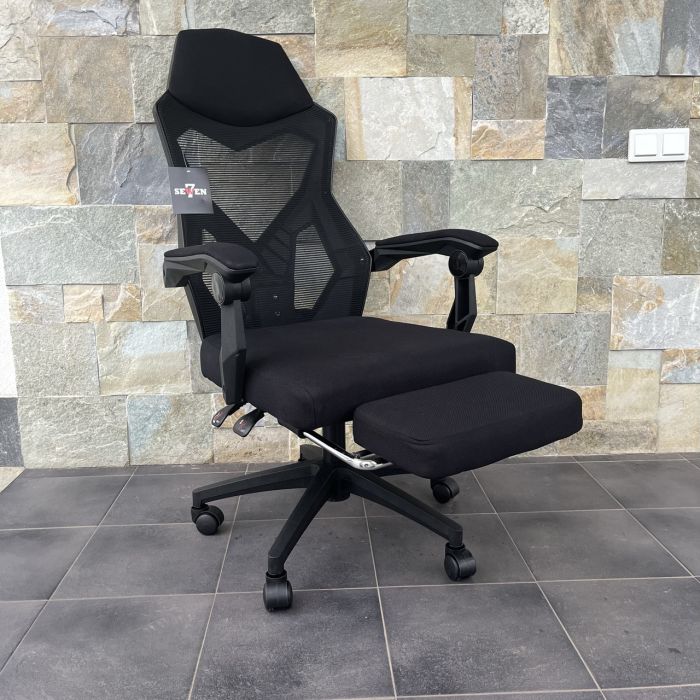 Компьютерное кресло SEWEN YODA Footrest Черный