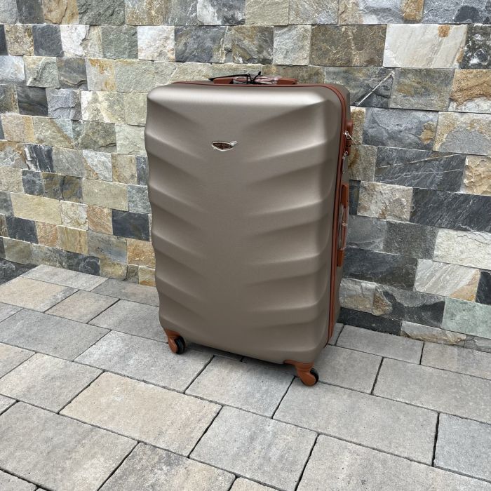 Валіза дорожня велика Wings 402 L Шампань