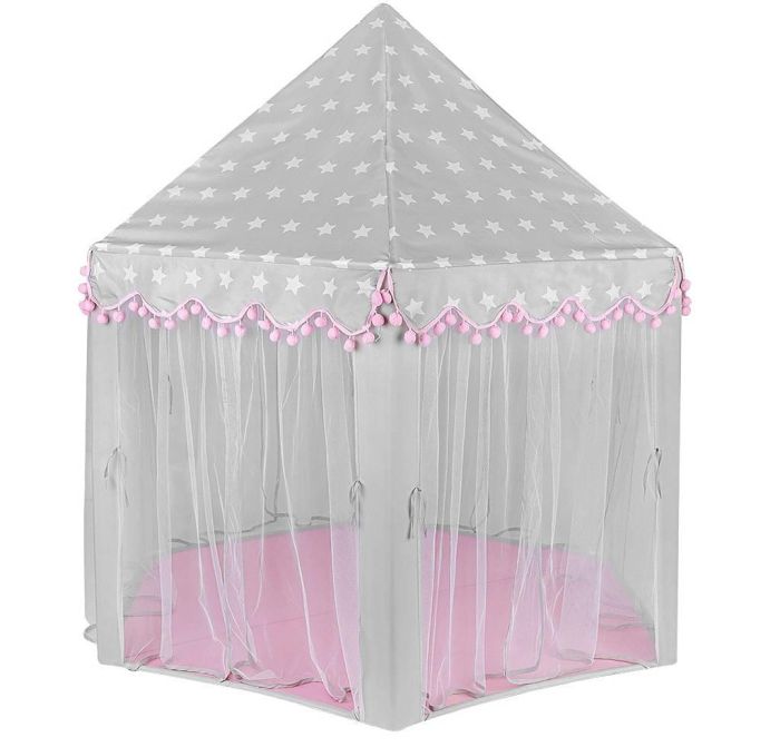 Детская палатка KRUZZEL 8772 Серо-розовый