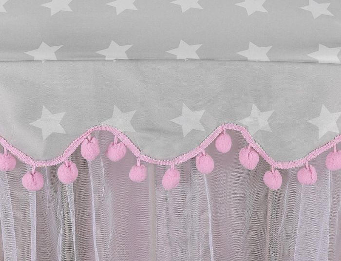 Детская палатка KRUZZEL 8772 Серо-розовый