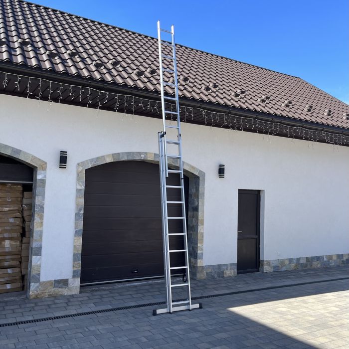 Лестница 3-секционная универсальная HIGHER 3х12 | 7,58 м