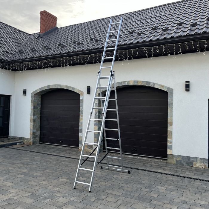 Лестница 3-секционная универсальная HIGHER 3х10 | 6,45 м