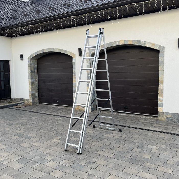 Лестница 3-секционная универсальная HIGHER 3х10 | 6,45 м