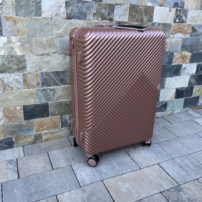 Валіза дорожня велика Wings WN01 L Рожеве золото