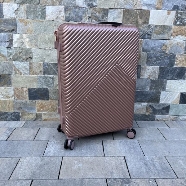 Валіза дорожня велика Wings WN01 L Рожеве золото