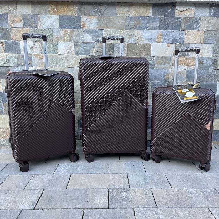 Валіза дорожня середня Wings WN01 M Коричневий