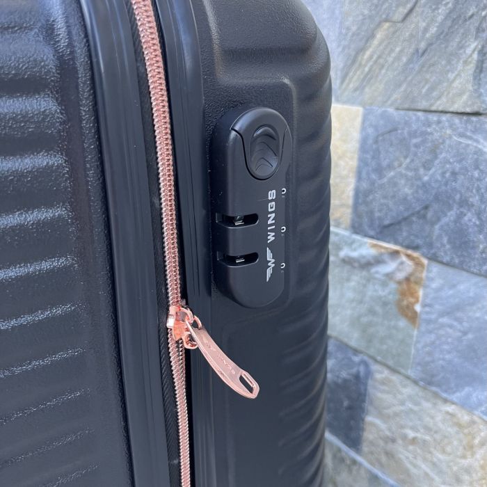 Валіза дорожня мала Wings WN01 S Чорний