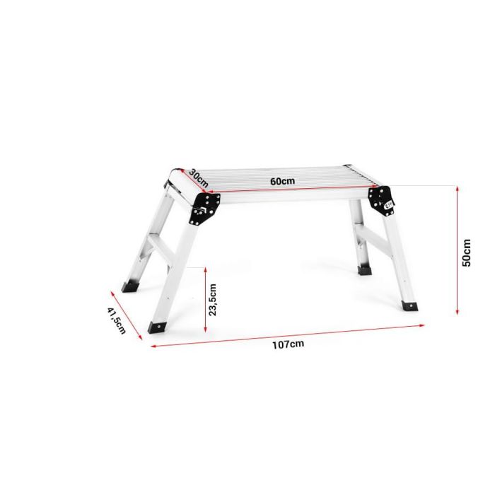 Алюминиевая складная рабочая платформа HIGHER ML-203